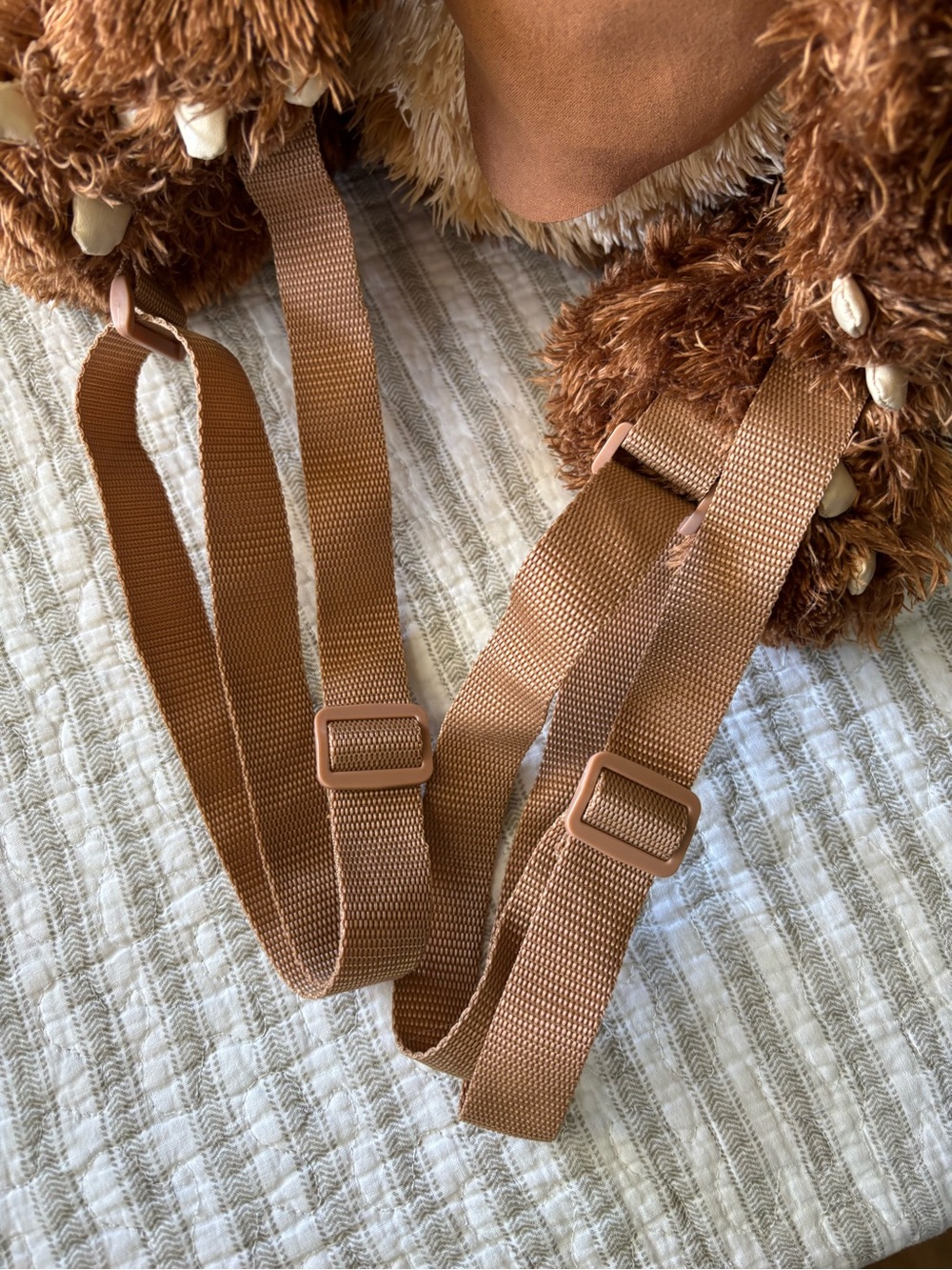 Disney Parks 2025 Star Wars Wicket the Ewok Plush Backpack - Picture 7 of 16